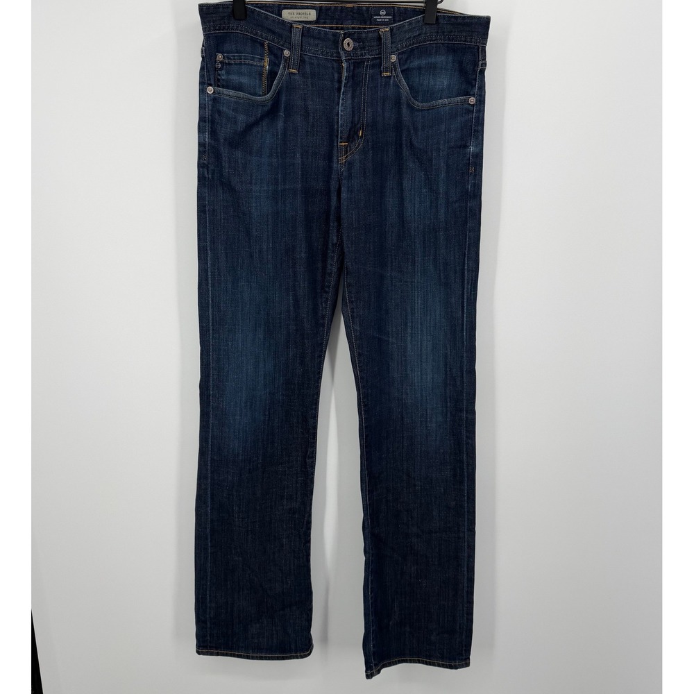 AG Adriano Goldschmied The Protege Jeans Mens 31x32 Blue Straight Leg Stretch